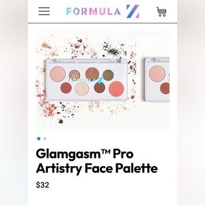 Formula Z Glamgasm Pro Artistry Face & Eye Pallete NWT Sealed in Packagi…